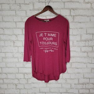 Amisu long sleeve graphic tee